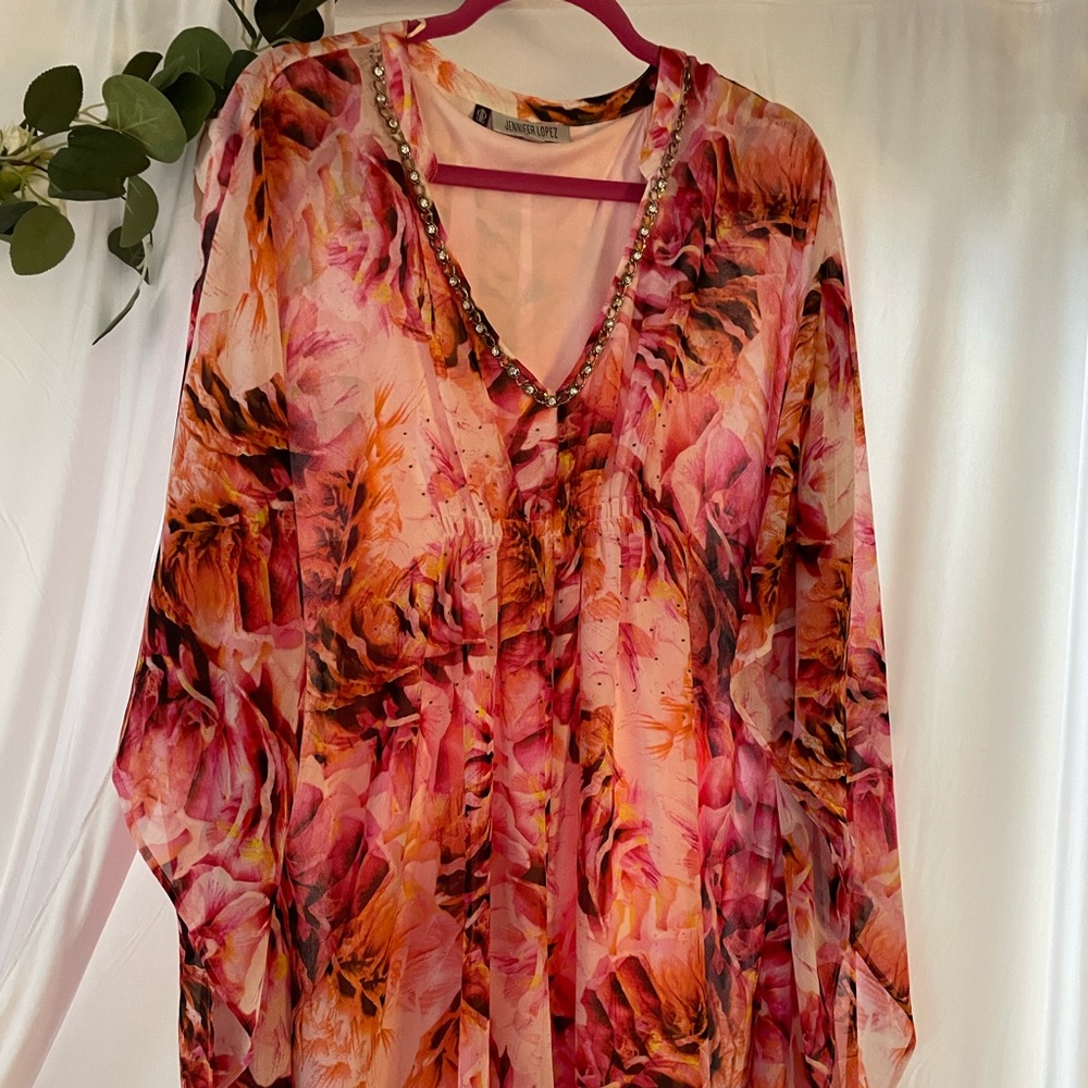 147 - Jennifer Lopez - Top - Pink - L